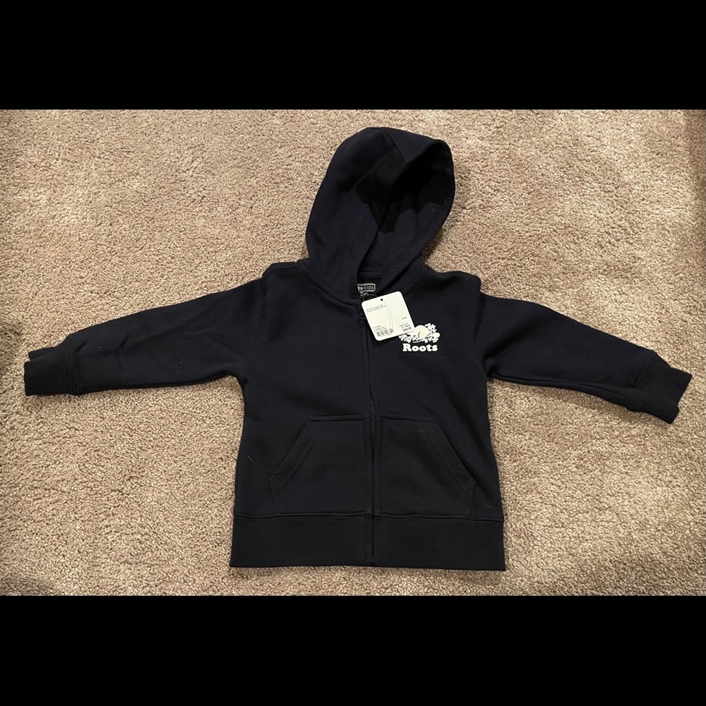 COPY - Roots zip up sweater. New with tags.